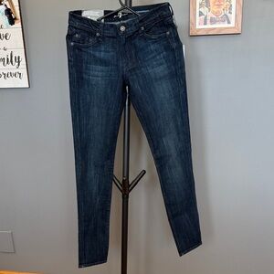 7 For All Mankind Dark Indigo Skinny Jeans